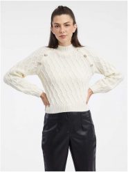 Orsay Sweter w kolorze białym rozmiar: M. Białe swetry Orsay, m, bez wzorów, bez ramiączek. Za 74.99 zł.