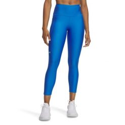 Damskie legginsy z wysokim stanem Under Armour HeatGear. Niebieskie legginsy Under Armour, bez wzorów, z podwyższonym stanem. Za 276.50 zł.