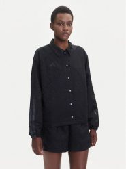 Adidas Kurtka koszulowa Tiro x Common Goal Coaches JL7647 Czarny Loose Fit. Czarne kurtki Adidas, s, bez wzorów, z syntetyku, bez kaptura. Za 218.99 zł.