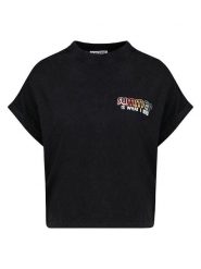 Eight2Nine Koszulka w kolorze czarnym rozmiar: L. Czarne bluzki Eight2Nine, l, bez wzorów, z bawełny, bez kołnierzyka, bez ramiączek. Za 43.99 zł.