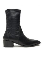 Vagabond Shoemakers Botki Marja 5613-202-20 Czarny. Czarne botki Vagabond Shoemakers, bez wzorów, ze skóry, bez obcasa, na słupku, bez zapięcia. Za 769.99 zł.