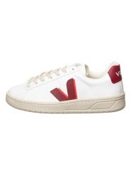 Veja Sneakersy "Urca" w kolorze biało-czerwonym rozmiar: 41. Białe trampki Veja, bez wzorów, bez zapięcia. Za 528.34 zł.