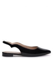 Sergio Bardi Baleriny WFA1572-21Z-SB Czarny. Czarne baleriny Sergio Bardi, bez wzorów, z lakierowanej skóry, bez obcasa. Za 299.99 zł.