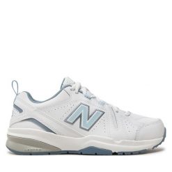 Buty na siłownię New Balance. Białe obuwie sportowe New Balance, bez zapięcia, na fitness i siłownię. Za 319.99 zł.