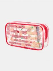 Zestaw 5 pędzli do makijażu z kosmetyczką Hello Kitty - czerwony. Zestawy Sinsay. Za 19.99 zł.