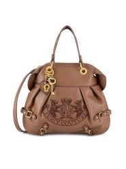 Juicy Couture Torebka BIJXT8654WVP Brązowy. Brązowe torebki klasyczne Juicy Couture, bez wzorów, z tworzywa sztucznego, bez dodatków. Za 429.99 zł.