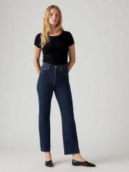 Levi's Dżinsy - Slim fit - w kolorze granatowym rozmiar: W27/L27. Niebieskie jeansy Levi's®, l, z aplikacjami, z podwyższonym stanem. Za 191.95 zł.