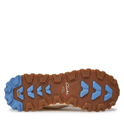 Śniegowce Clarks. Brązowe trapery i śniegowce Clarks, z gore-texu. Za 859.99 zł.
