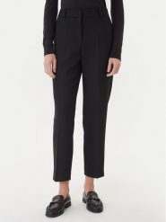 Tommy Hilfiger Spodnie materiałowe WW0WW48355 Czarny Straight Fit. Czarne spodnie materiałowe TOMMY HILFIGER, bez wzorów, z materiału. Za 559.99 zł.