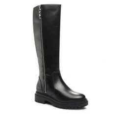 Kozaki MICHAEL Michael Kors. Czarne kozaki MICHAEL Michael Kors, bez obcasa, na płaskiej podeszwie, bez zapięcia. Za 1,849.00 zł.