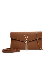 Valentino Torebka Luxe VBS9XJ17 Brązowy. Brązowe torebki klasyczne Valentino, bez wzorów, ze skóry, bez dodatków. Za 439.99 zł.