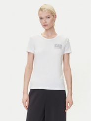 EA7 Emporio Armani T-Shirt 7W000492 AF10373 U0005 Écru Regular Fit. T-shirty EA7 Emporio Armani, xxl, bez wzorów, z bawełny, bez kołnierzyka, bez ramiączek. Za 269.99 zł.