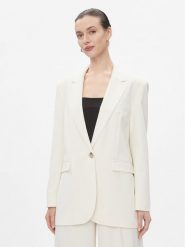 MAX&Co. Marynarka Insegna Biały Regular Fit. Białe marynarki i żakiety MAX&Co., bez wzorów, z syntetyku. Za 639.99 zł.
