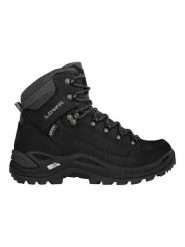 LOWA Skórzane buty turystyczne "Renegade GTX Mid Ws" w kolorze czarnym rozmiar: 43,5. Czarne trekkingi Lowa, z gore-texu, outdoorowe. Za 869.74 zł.