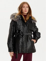 Guess Parka Elly W4BL35 WFIR2 Czarny Regular Fit. Czarne parki Guess, l, z syntetyku, bez kaptura. Za 559.99 zł.