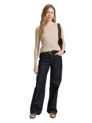 Tom Tailor Top w kolorze beżowym rozmiar: S. Brązowe topy Tom Tailor, s, bez wzorów, z bawełny, bez kołnierzyka, bez ramiączek. Za 41.59 zł.