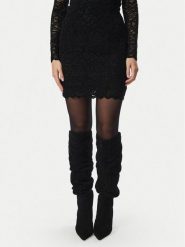 Guess Spódnica mini W6BD59 K7909 Czarny Regular Fit. Czarne spódnice Guess, xxl, z aplikacjami, z syntetyku, mini. Za 292.99 zł.