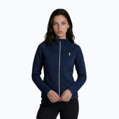 Bluza damska Aulp Simix Jacquard Navy. Niebieskie bluzy Aulp, m, bez wzorów, z materiału, bez kaptura. Za 259.99 zł.