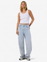 Noisy may Dżinsy "Alexa" - Comfort fit - w kolorze błękitnym rozmiar: W31/L32. Niebieskie jeansy Noisy may, l, z aplikacjami, z podwyższonym stanem. Za 110.29 zł.