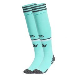 Getry wyjazdowe Niemcy 26. Niebieskie legginsy sportowe Adidas, l, bez wzorów, z bawełny, do biegania. Za 99.95 zł.