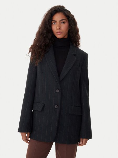 ViCOLO Marynarka TF0126 Czarny Regular Fit. Czarne marynarki i żakiety ViCOLO, l, bez wzorów, z syntetyku. Za 789.99 zł.