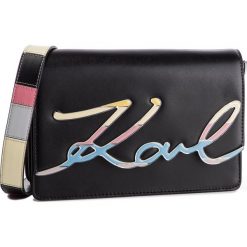 Torebka KARL LAGERFELD - 91KW3070 Black. Czarne listonoszki KARL LAGERFELD, bez wzorów, ze skóry, bez dodatków. W wyprzedaży za 839.00 zł.