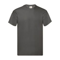 Oryginalna Bawełniana Koszulka Unisex Dla Dorosłych. Zielone bluzki FRUIT OF THE LOOM, xl, bez wzorów, z bawełny, sportowe, bez kołnierzyka, bez ramiączek. Za 41.99 zł.