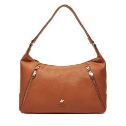 Torebka Beverly Hills Polo Club. Brązowe torebki klasyczne Beverly Hills Polo Club, bez wzorów, bez dodatków. Za 229.99 zł.