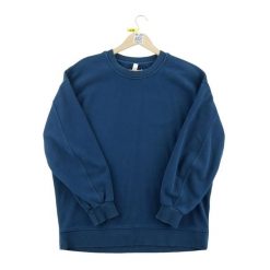 Bluza damska oversize Lululemon. Niebieskie bluzy LULULEMON, l, bez wzorów, z jeansu, bez kaptura. Za 149.06 zł.