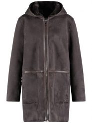 Gerry Weber Płaszcz przejściowy w kolorze ciemnobrązowym rozmiar: 42. Brązowe płaszcze Gerry Weber, bez wzorów, bez kaptura. Za 437.17 zł.