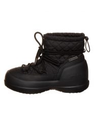 Moon Boot Botki zimowe "Mezzaluna" w kolorze czarnym rozmiar: 42. Czarne botki Moon Boot, na zimę, bez wzorów, z materiału, bez obcasa, bez zapięcia. Za 459.95 zł.