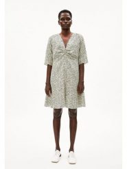 Armedangels Sukienka "Lilaat" w kolorze jasnozielono-czarnym rozmiar: M. Zielone sukienki ARMEDANGELS, m, bez wzorów, z lyocellu, bez kołnierzyka, bez ramiączek, mini. Za 225.57 zł.