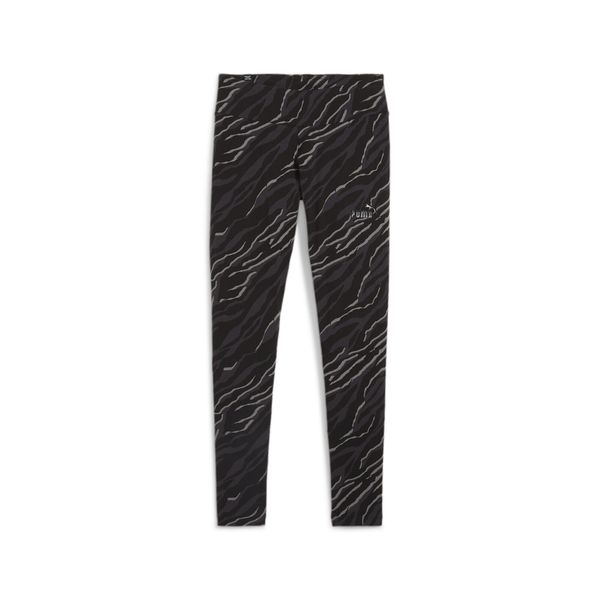 Damskie legginsy z grafiką ESS+ ANIMAL PUMA Black. Czarne legginsy Puma, xs, bez wzorów, do biegania. W wyprzedaży za 134.95 zł.