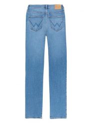 Wrangler Dżinsy - Slim fit - w kolorze błękitnym rozmiar: W34/L32. Niebieskie jeansy Wrangler, l, z aplikacjami. Za 298.67 zł.