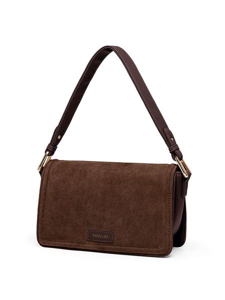 Puccini Torebka w kolorze brązowym - 27 x 17 x 10 cm rozmiar: onesize. Brązowe torby na ramię Puccini, bez wzorów, z materiału, na ramię, bez dodatków. Za 217.02 zł.