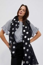 Szal z tkaniny. Szaliki MOODO, bez wzorów, z poliesteru. W wyprzedaży za 13.99 zł.