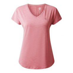 T-shirt Damski Sportowy. Czerwone koszulki sportowe Dare 2b, bez wzorów, bez ramiączek, trekkingowe. Za 75.99 zł.