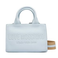 Torebka LOVE MOSCHINO. Niebieskie torebki klasyczne Love Moschino, bez wzorów, bez dodatków. Za 879.99 zł.