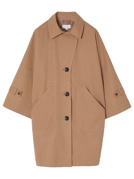 TATUUM Płaszcz przejściowy w kolorze jasnobrązowym rozmiar: M. Brązowe płaszcze Tatuum, m, bez wzorów, bez kaptura. Za 354.94 zł.