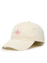 Calvin Klein Czapka z daszkiem LV04K5027G Beżowy. Brązowe czapki Calvin Klein, bez wzorów, z bawełny. Za 129.99 zł.