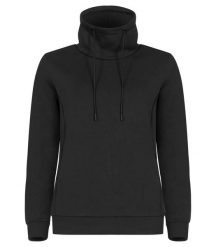 Clique Hobart Women bluza damska ze stójką z tkaniny air-layer – Black. Czarne bluzy CLIQUE, m, bez wzorów, z elastanu, bez kaptura. Za 188.80 zł.