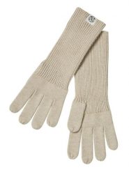 MOSS COPENHAGEN Rękawiczki "Galine Rachelle" w kolorze beżowym rozmiar: onesize. Brązowe rękawiczki Moss Copenhagen, bez wzorów, z materiału, klasyczne. Za 83.45 zł.