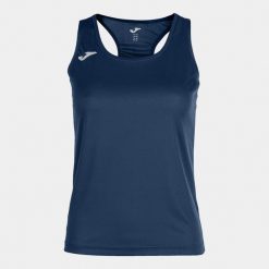 Tank top do biegania damski Joma Siena II. Niebieskie topy Joma, xs, bez wzorów, bez kołnierzyka, bez ramiączek. Za 26.99 zł.