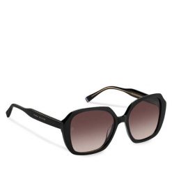 Okulary przeciwsłoneczne Tommy Hilfiger. Czarne okulary przeciwsłoneczne TOMMY HILFIGER, bez wzorów. Za 589.99 zł.