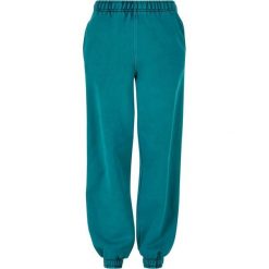 Spodnie Dresowe Z Wysokimi Stanami Dla Pań I Panów. Niebieskie spodnie dresowe Urban Classics, xl, bez wzorów, z dresówki. Za 211.99 zł.