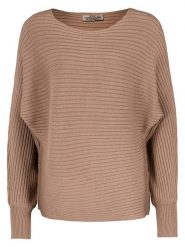 Eight2Nine Sweter w kolorze jasnobrązowym rozmiar: XS. Brązowe swetry Eight2Nine, xs, bez wzorów, prążkowane, bez ramiączek. Za 92.21 zł.
