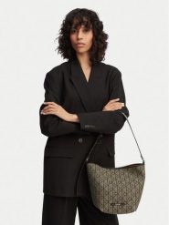 Calvin Klein Torebka Emblem Aop Jacquard Tote W/Pouch LV04F3535G Khaki. Brązowe torebki klasyczne Calvin Klein, bez wzorów, z materiału, bez dodatków. Za 529.99 zł.