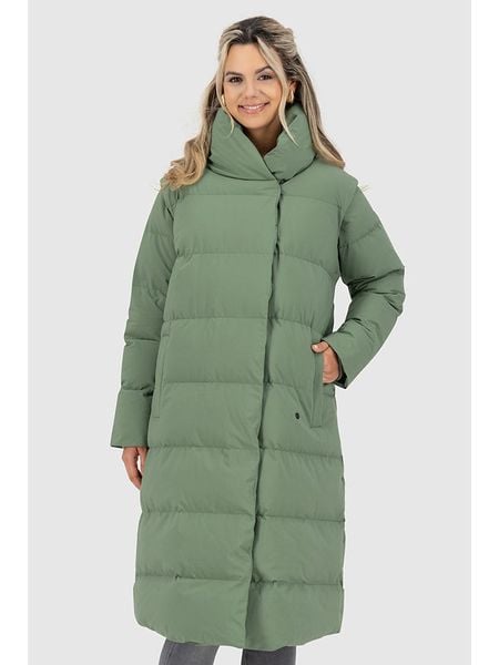 Alife and kickin Płaszcz zimowy "FleurAK" w kolorze zielonym rozmiar: XS. Zielone płaszcze Alife and Kickin, na zimę, xs, bez wzorów, z puchu, bez kaptura. Za 311.12 zł.