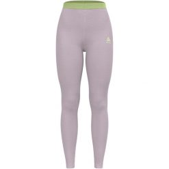 Legginsy termoaktywne damskie ODLO Natural Performance PW 150 BL Bottom Long. Fioletowe legginsy Odlo, xs, bez wzorów. Za 240.99 zł.