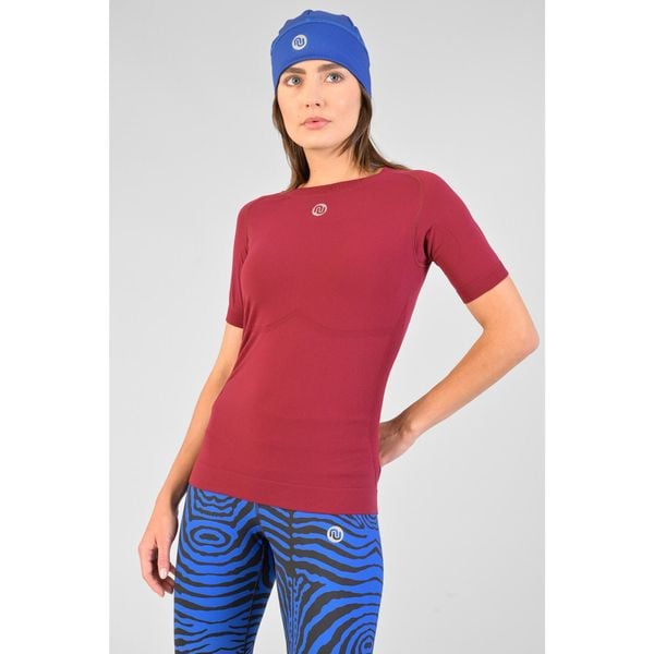Koszulka z krótkim rękawem sportowa damska Nessi Sportswear Ultra. Brązowe koszulki sportowe NESSI SPORTSWEAR, bez wzorów, bez ramiączek, do biegania. Za 299.00 zł.